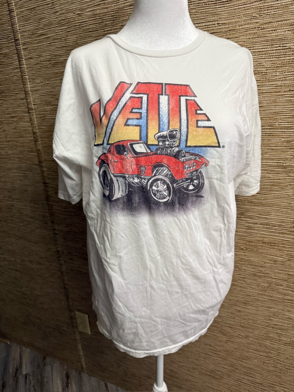 The Original Retro Brand “Vette” T-Shirt Size XL Corvette Graphic Logo White